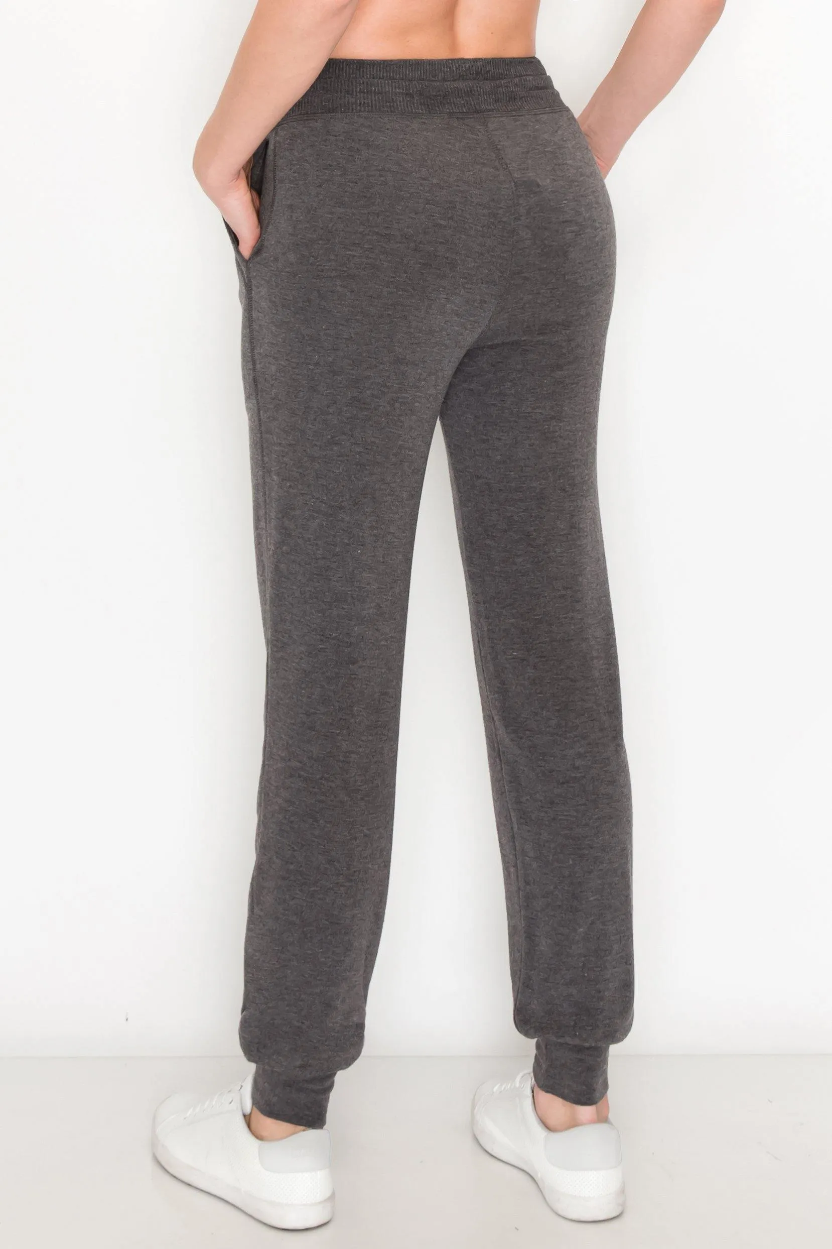 Women's French Terry Joggers - Premium Womens Sweatpants for Casual Athleisure Pants