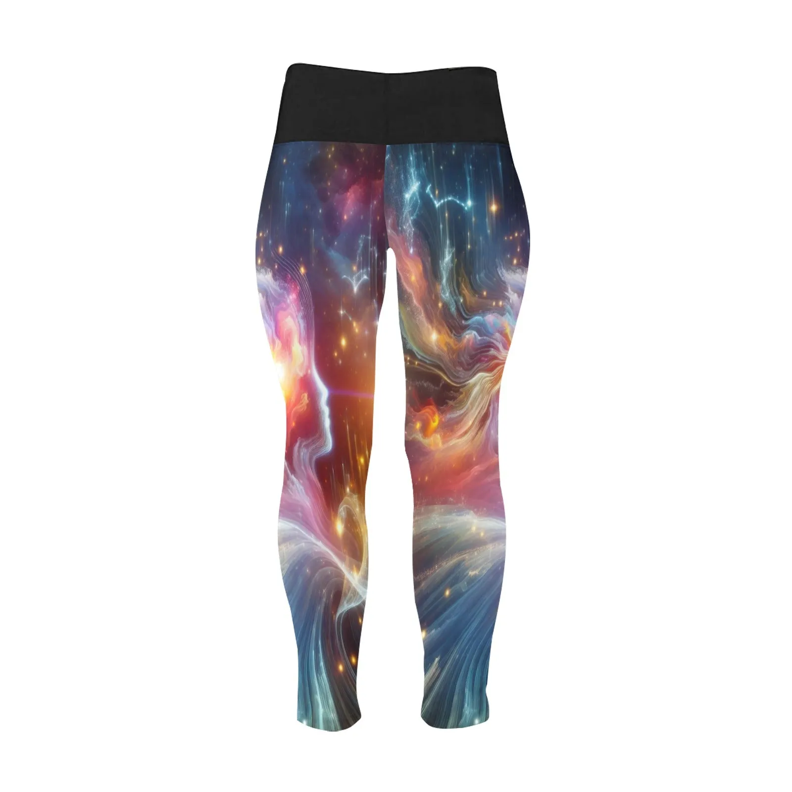 Women's High Waist Leggings(Plus Size)(ModelL45)