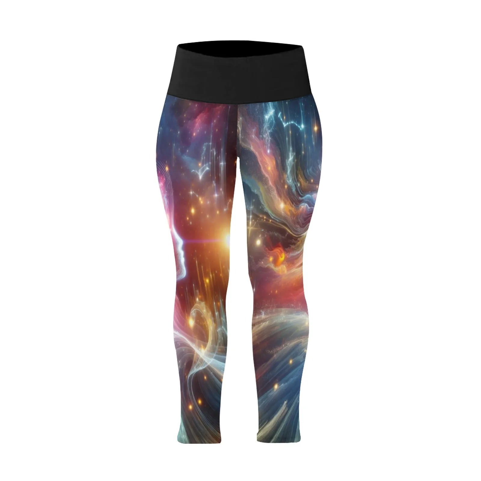 Women's High Waist Leggings(Plus Size)(ModelL45)