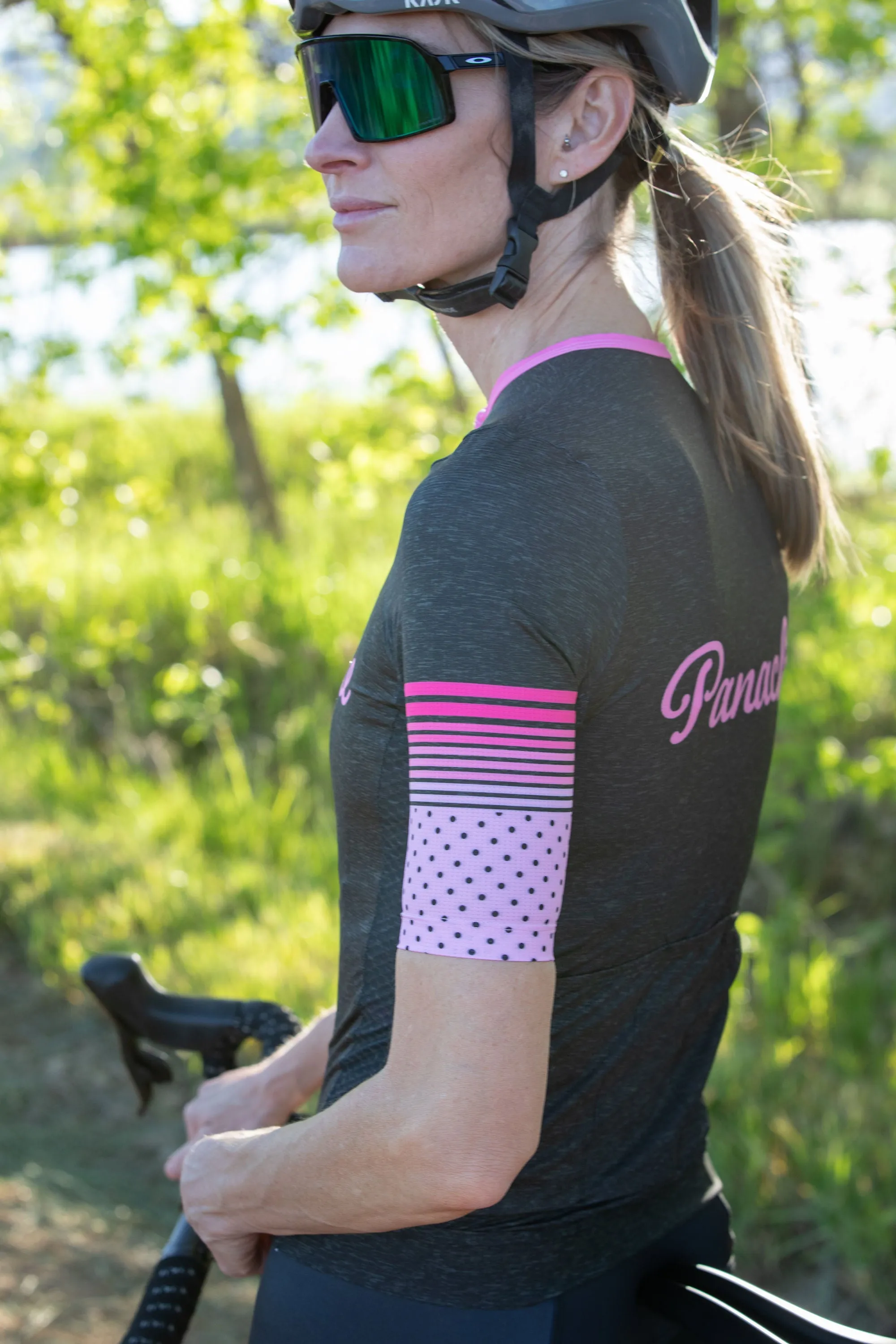 W's SS Super Ride  Jersey - Pink Panache Branded