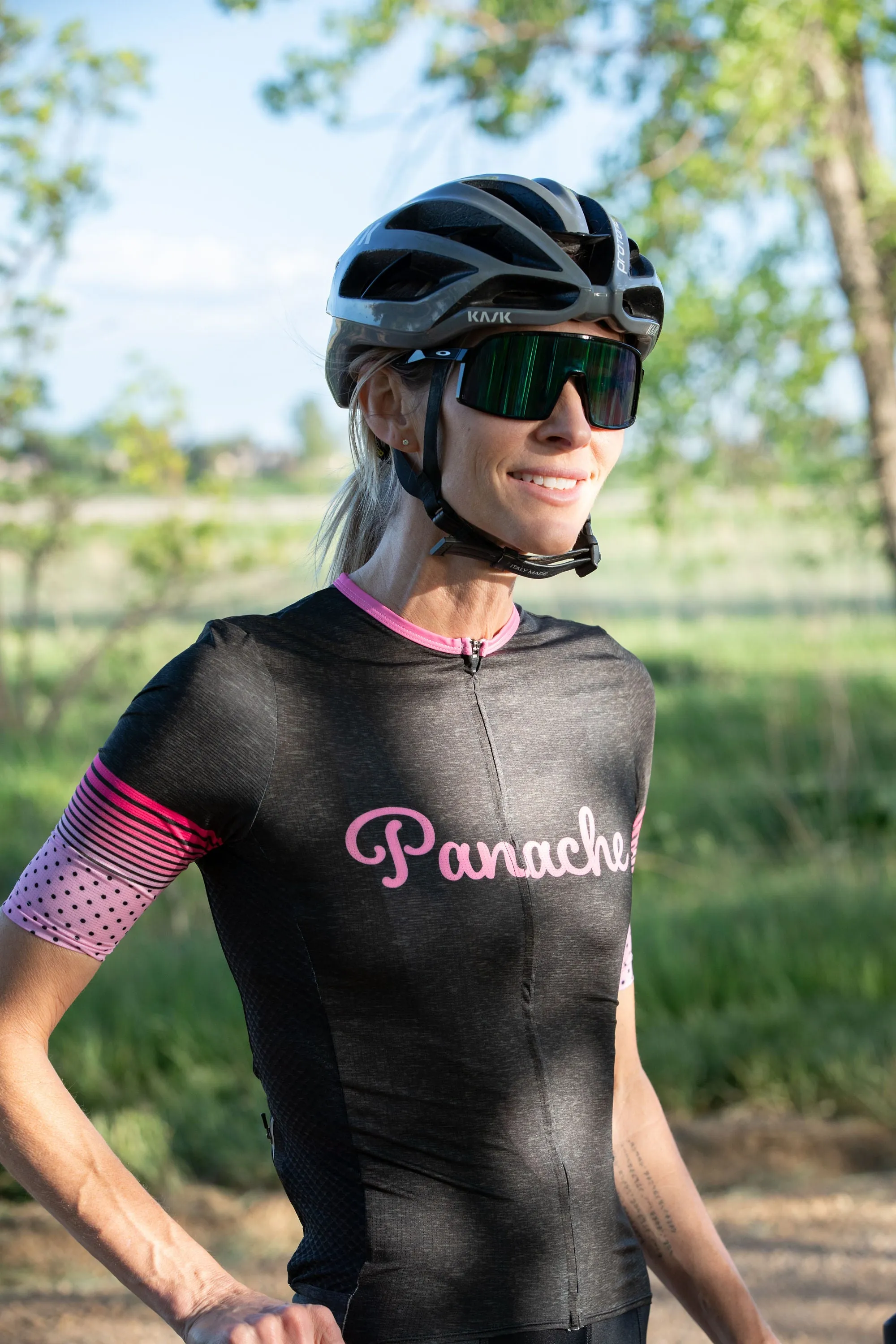 W's SS Super Ride  Jersey - Pink Panache Branded